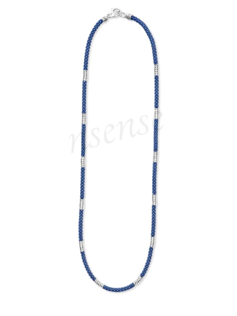LAGOS Ultramarine Ceramic Beaded Necklace